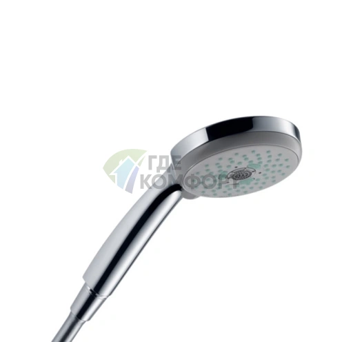 Ручной душ HG Croma 100 Multi с 3 режимами: Rain, MonoRain, массажный, G1/2, хром (28536000) - фото 1