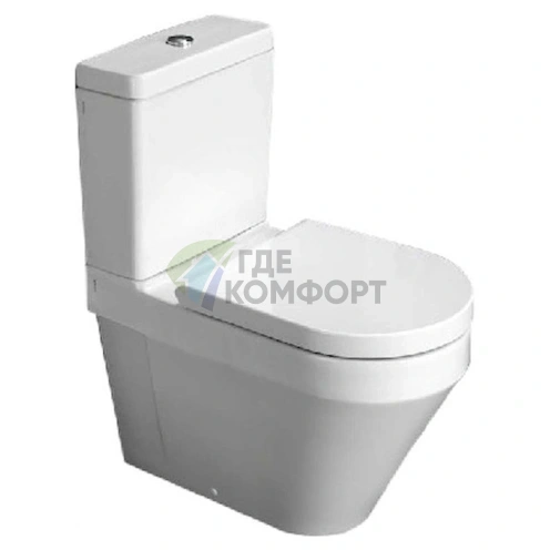 Унитаз-компакт подвесной Hatria Daytime Evo: комфорт и стиль в вашей ванной - фото 1