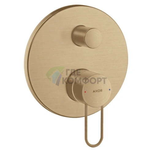 Смеситель для ванны AX Uno в цвете шлифованная бронза (38428140) - фото 1