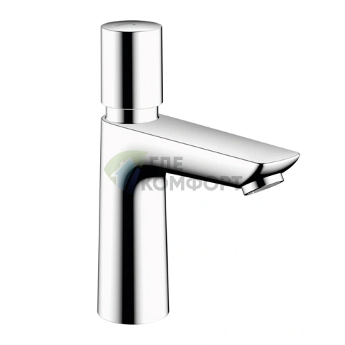 Смеситель для раковины Hansgrohe Talis E 110, самозакрывающийся, хром (71719000) - фото 1