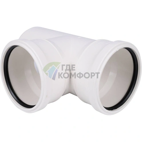 Тройник Sinikon КОМФОРТ ПЛЮС D110x110x87 508029.k - фото 1