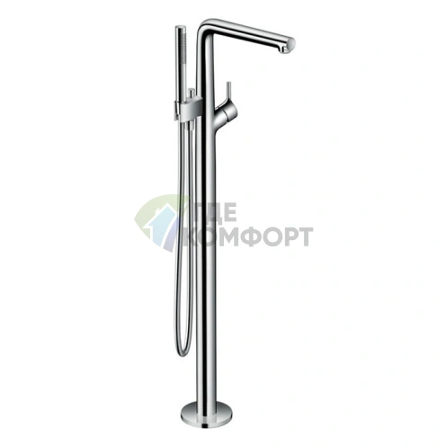 Напольный смеситель для ванны Hansgrohe Talis S с ручным душем 2jet (72412000) - фото 1