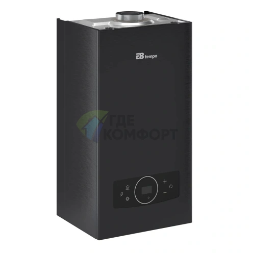 Настенный газовый котел E8 tempo GMA24W (черная металлическая панель) - фото 2