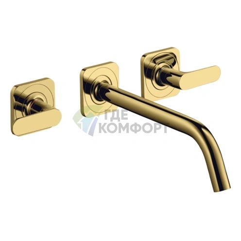 Смеситель для раковины AX Citterio M в полированном золоте (34315990) - фото 1