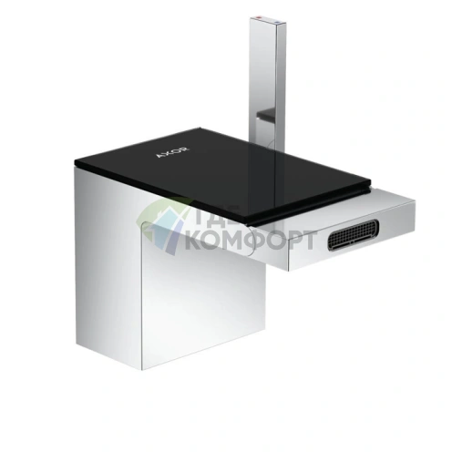 Смеситель для биде AX MyEdition с изливом 145 мм и сливным гарнитуром (хром) (47212000) - фото 1