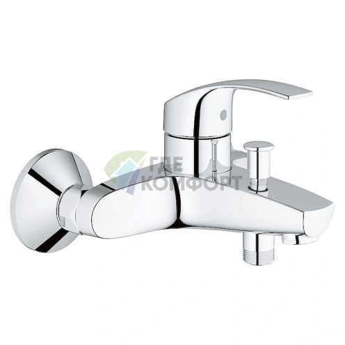 Смеситель Grohe Eurosmart New для ванны с душем, скрытый монтаж фото 1