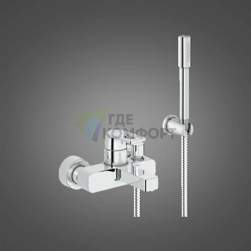 Смеситель Grohe Quadra для ванны с душем: Немецкое качество, преображающее вашу ванную комнату - фото 4