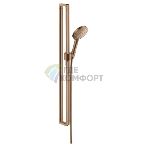 Душевой комплект AXOR CITTERIO E со штангой 900 мм в цвете шлифованное красное золото (36735310) - фото 1