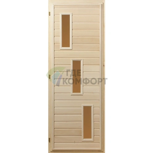 Дверь для бани и сауны Банные штучки 32054 190х70 - фото 1