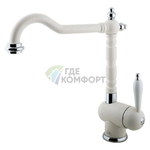 Стильный кухонный смеситель Timo Morea 2406 F Jasmine — дизайнерское решение для вашей мойки - фото 1