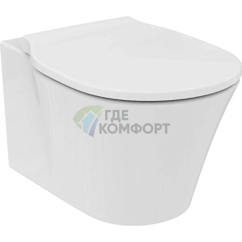 Подвесной унитаз Ideal Standard Connect Air AquaBlade с технологией экономии воды - фото 1