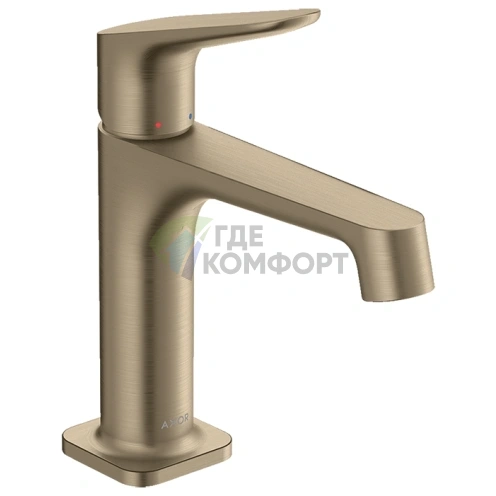 Смеситель для раковины AX Citterio M цвет «Шлифованный никель» (34017820) - фото 1