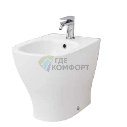 Крепления для напольных унитазов и биде Artceram: горизонтальные, с заглушками (белый/хром) (ACA020) - фото 1