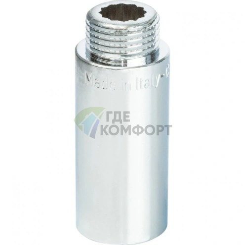 Удлинитель STOUT латунный 1/2 x 55 хромированный - фото 2