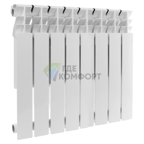 Радиатор алюминиевый Rommer Plus 500 8 секций - фото 1