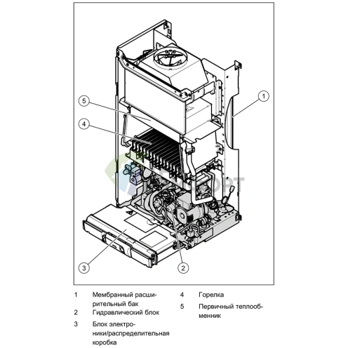 Газовый настенный одноконтурный котел Vaillant atmoTEC plus VU 200/5-5 20 кВт фото 4