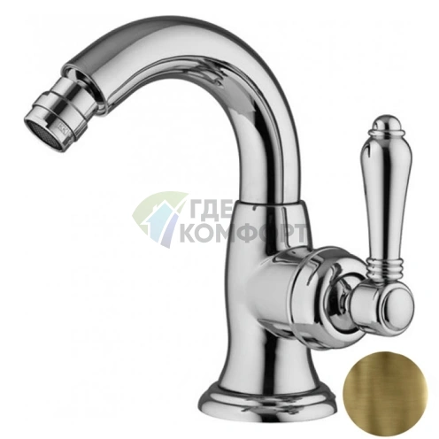 Смеситель для биде Nicolazzi El Capitan настенный, бронза (3455BZ75C) - фото 1