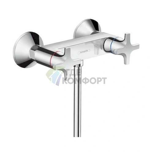 Смеситель Hansgrohe Logis Classic настенный душевой - фото 1