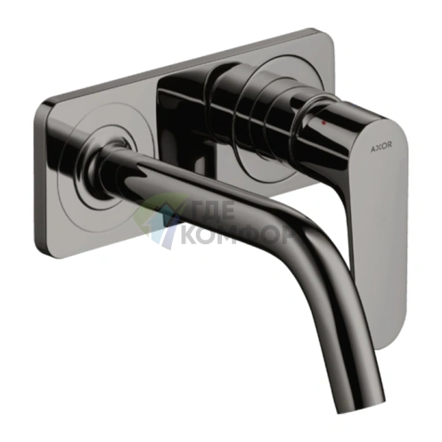 Смеситель для раковины AX Citterio M: полированный черный хром (34112330) - фото 1