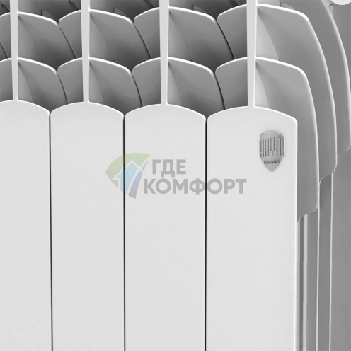 Радиатор биметаллический Royal Thermo Revolution Bimetall 350 10 секций - фото 3