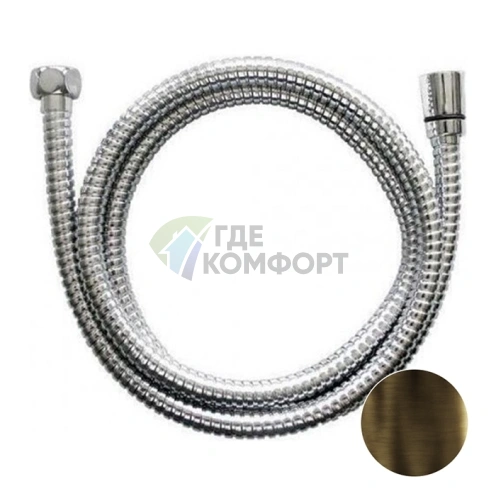 Шланг для душа Nicolazzi 200 см 15х1M 1/2 тёмная бронза (C7095DB) - фото 1