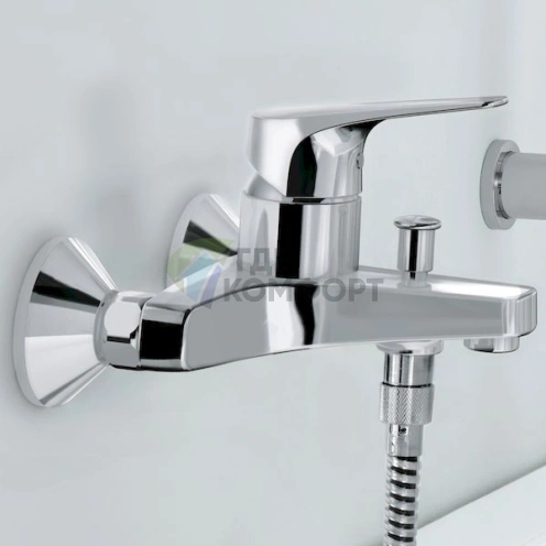 Смеситель Grohe для ванны с душем и термостатом - фото 2