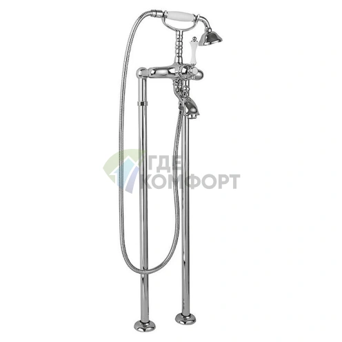 Напольный смеситель Cezares Margot MARGOT-VDP-01-Bi с двумя вентилями - фото 1