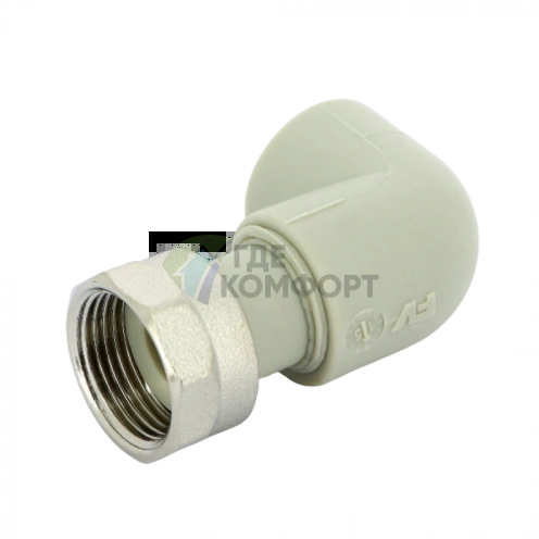 Угольник PPR с накидной гайкой 20х3/4 FV-Plast - фото 3