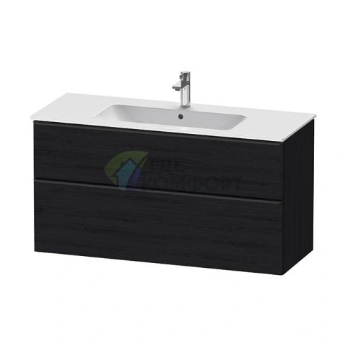 Тумбочка подвесная Duravit D-Neo 1210x462x625 мм, 1 ящик, Black Oak (DE436401616) - фото 1