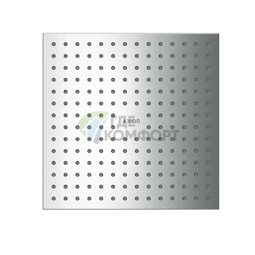 Потолочная панель для душа AX ShowerSolution 250x250 мм, хром (35309000) - фото 1