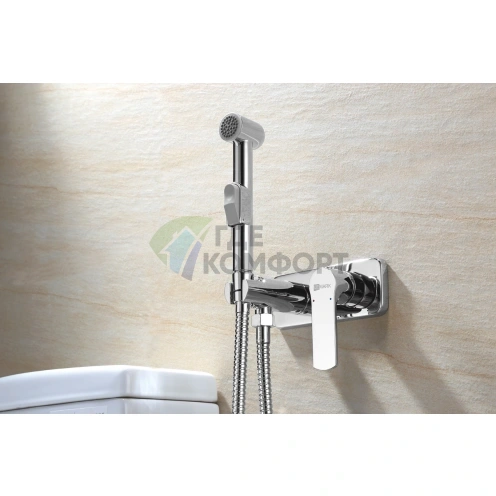 Встраиваемый смеситель Lemark Plus Grace LM1519C с гигиеническим душем - фото 2