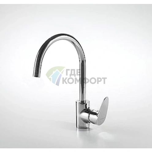 Смеситель для кухни Bravat Drop F74898C-1A однорычажный фото 2