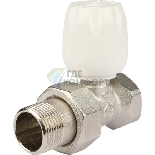 Клапан ручной с неподъемным шпинделем 3/4, прямой Stout - фото 4