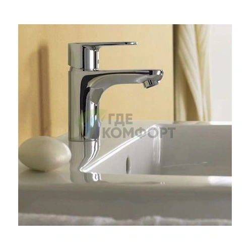 Комплект сантехники Hansgrohe Talis E2: смеситель для ванны с душем, смеситель для раковины и душевая стойка - фото 3