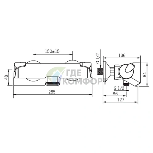 Термостат Oras Optima 7140U: Идеальный комфорт для ванны и душа - фото 4