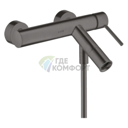 Смеситель для ванны AX Starck в цвете шлифованный черный хром (10411340) - фото 1