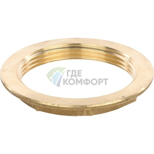 Контргайка STOUT с упором 2 латунная - фото 7