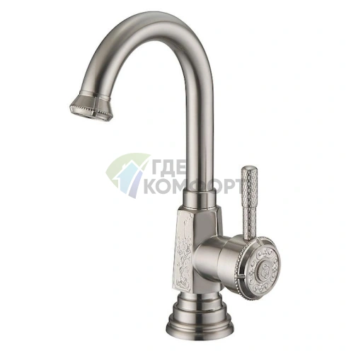 Стильный смеситель Zorg Antic для раковины с хромированным покрытием - фото 1