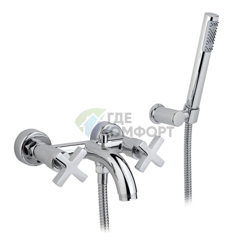 Смеситель для ванны Nicolazzi M.Croce с душем и переключателем, хром (2202CR27) - фото 1