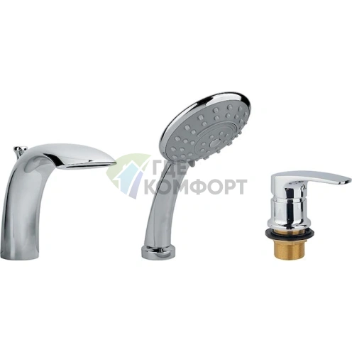 Смеситель для ванны Timo Beverly 3030/00Y с бортовой установкой - фото 1