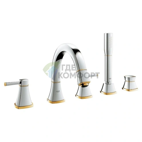 Смеситель для ванны Grohe Grandera 19919IG0 с установкой на борт - фото 1