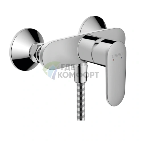 Смеситель для душа Hansgrohe Vernis Blend однорычажный настенный хром (71640000) - фото 1
