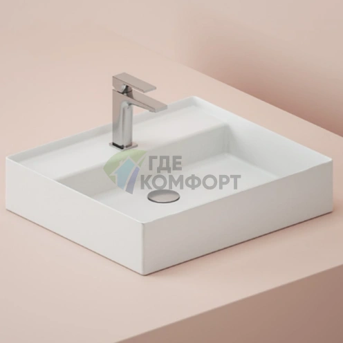 Накладная раковина Artceram Scalino 55x48 см, белый матовый (SCL007 05 00) - фото 1