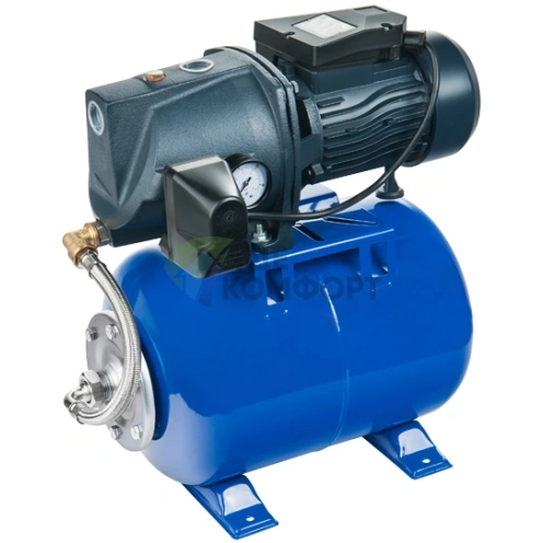 Насосная станция UNIPUMP AUTO JSW 55-50-S с г/а 50 л нерж. сталь - фото 1