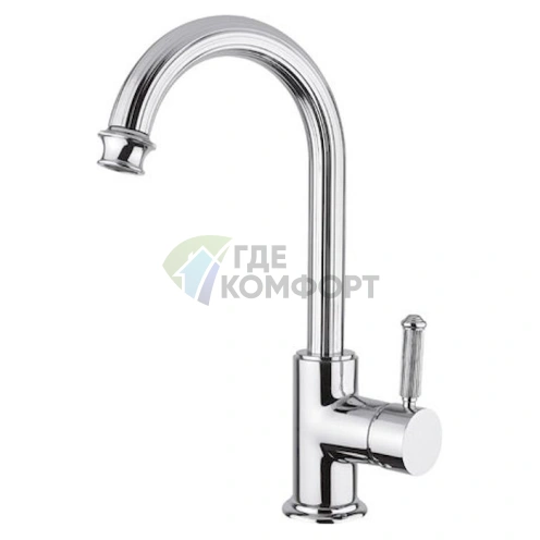 Стильный смеситель Cezares Olimp LSM2 01 L для раковины с латунным корпусом - фото 1