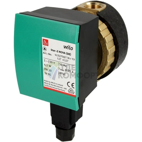Циркуляционный насос Wilo STAR-Z NOVA - фото 1