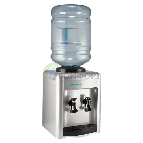 Кулер для воды AquaWork AW 36TDN серебристый - фото 3
