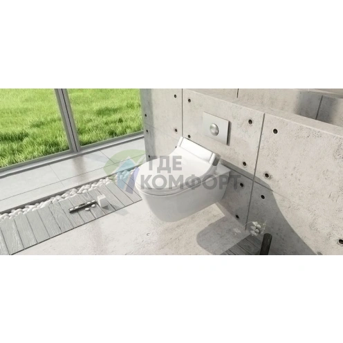 Подвесной унитаз Duravit Darling New с функцией биде SensoWash (2544590000) - фото 7