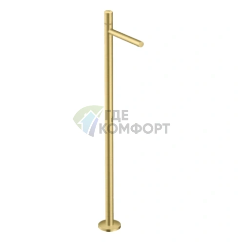 Смеситель для раковины AX Uno напольный в цвете шлифованная медь (45037950) - фото 1