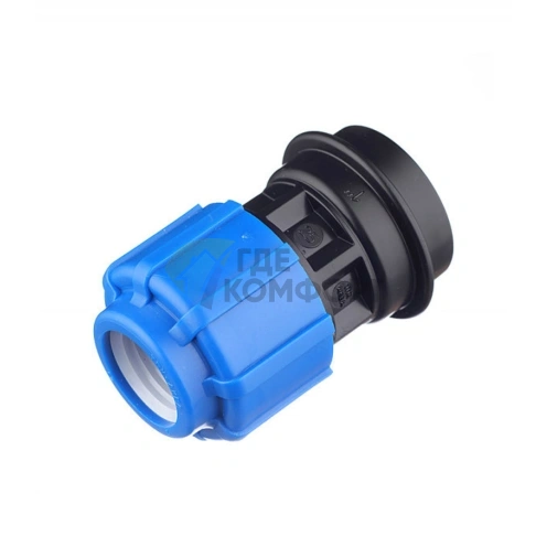 Муфта с внутренней резьбой 25x1 ПНД Политэк - фото 1